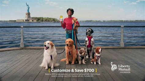 liberty mutual dog walker commercial